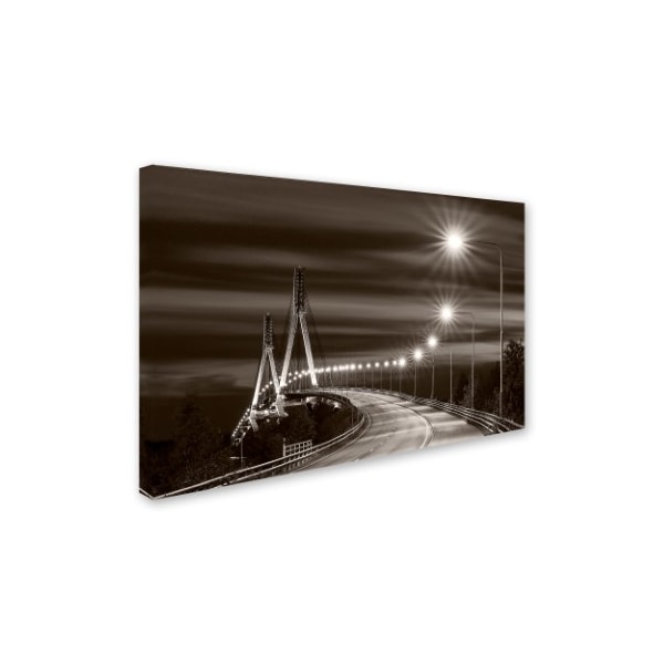 Harriahocom 'Tinted Bridge' Canvas Art,30x47